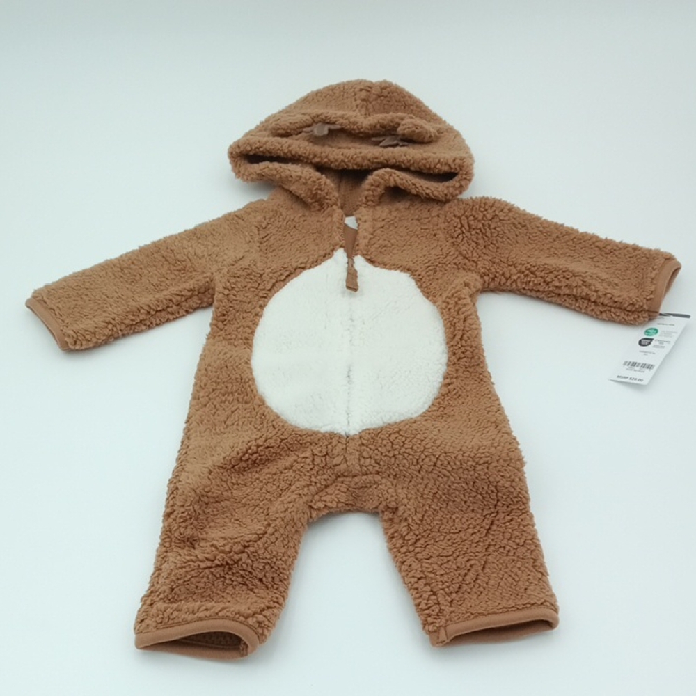 Carter's 3 Months Reindeer Zip Up NWT